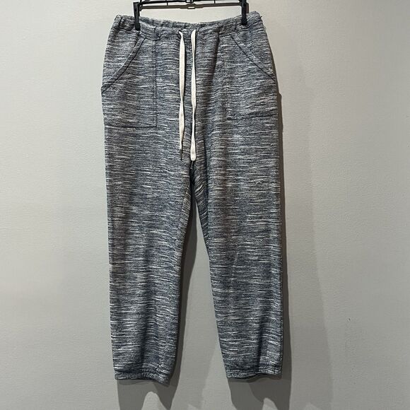Saturday Sunday Anthropologie Colorful Cozy Jogger Women’s Large Blue Pants - Picture 1 of 7
